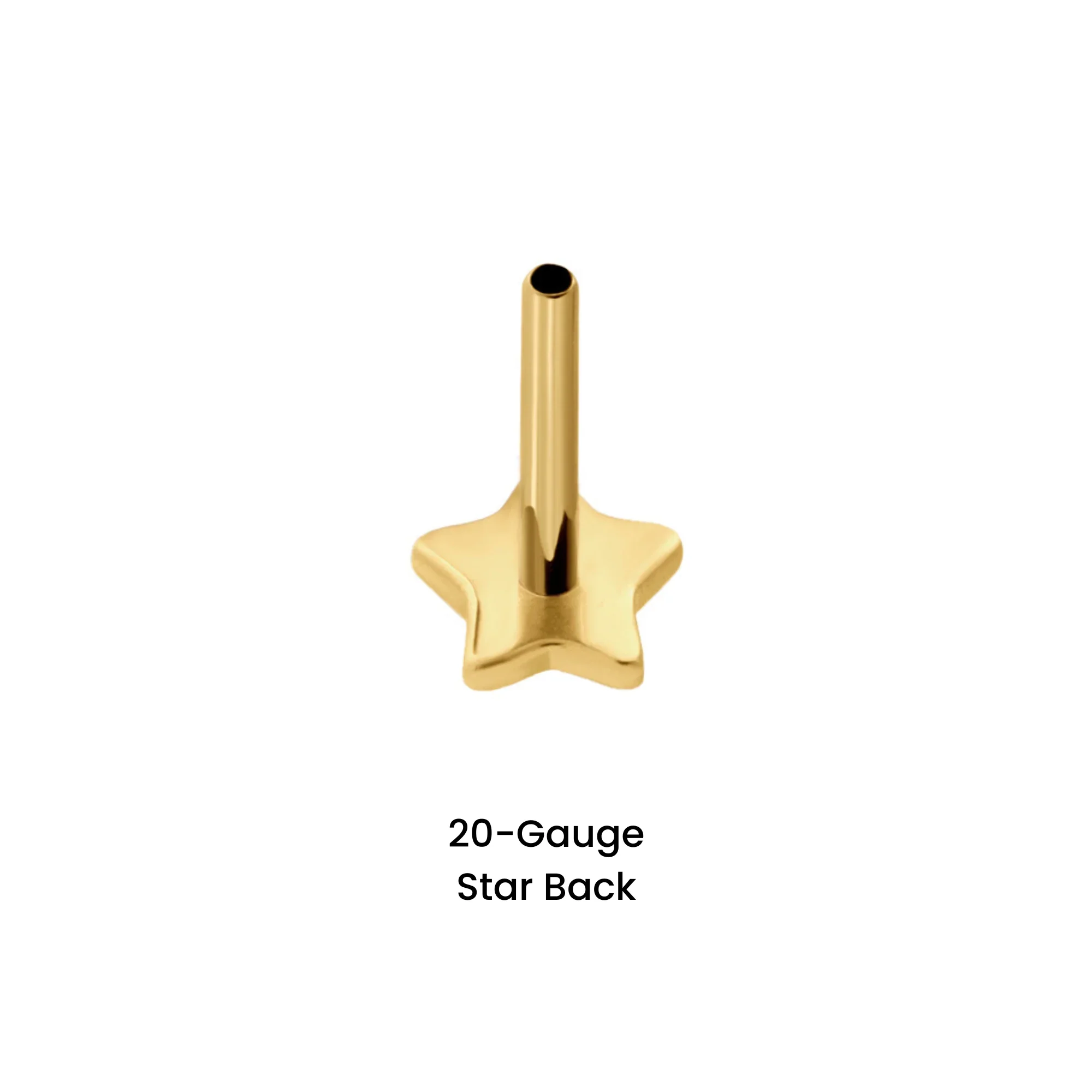 20 Gauge Special Shapes Flat Back Earring Back (Choose a Length) - Image 11
