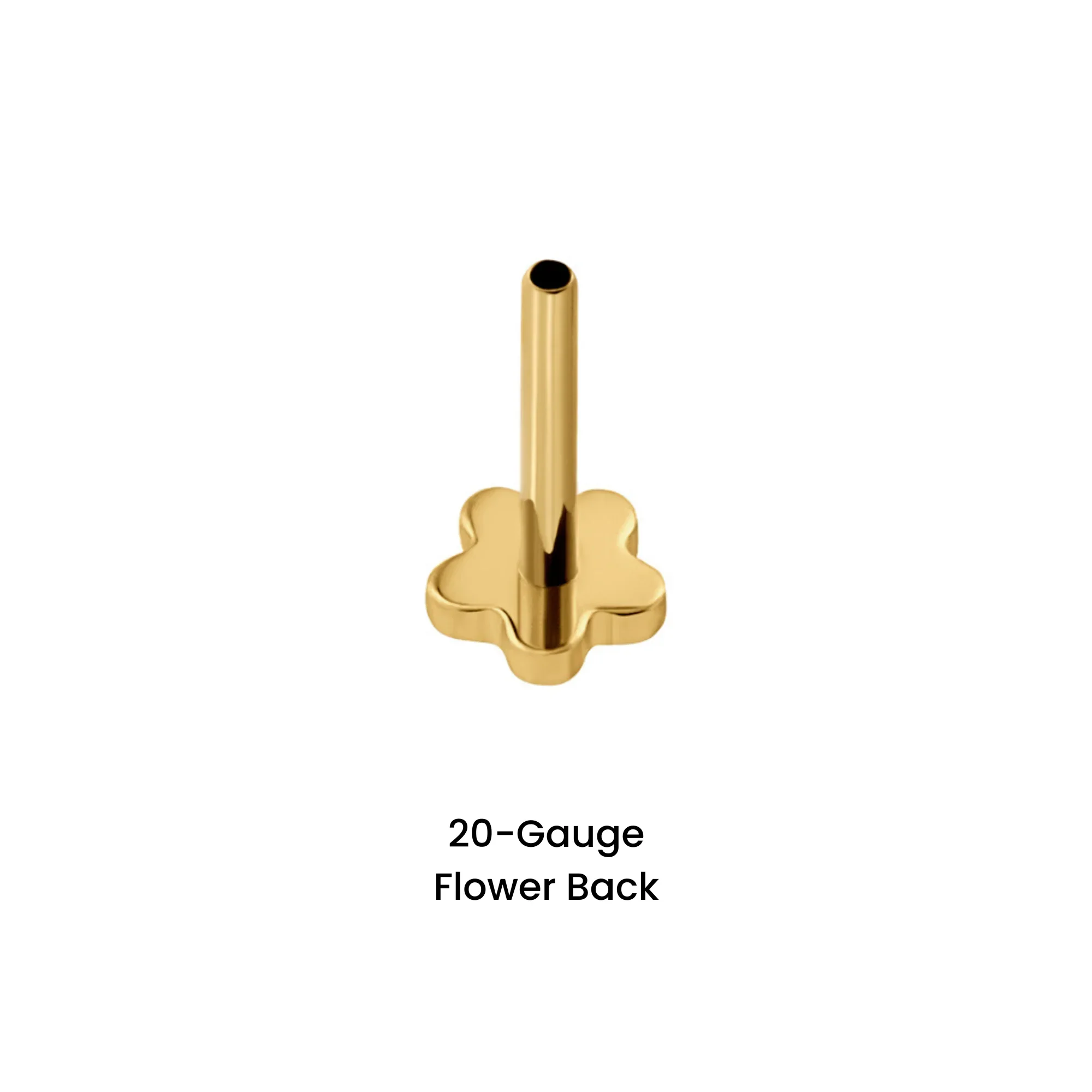 20 Gauge Special Shapes Flat Back Earring Back (Choose a Length) - Image 7
