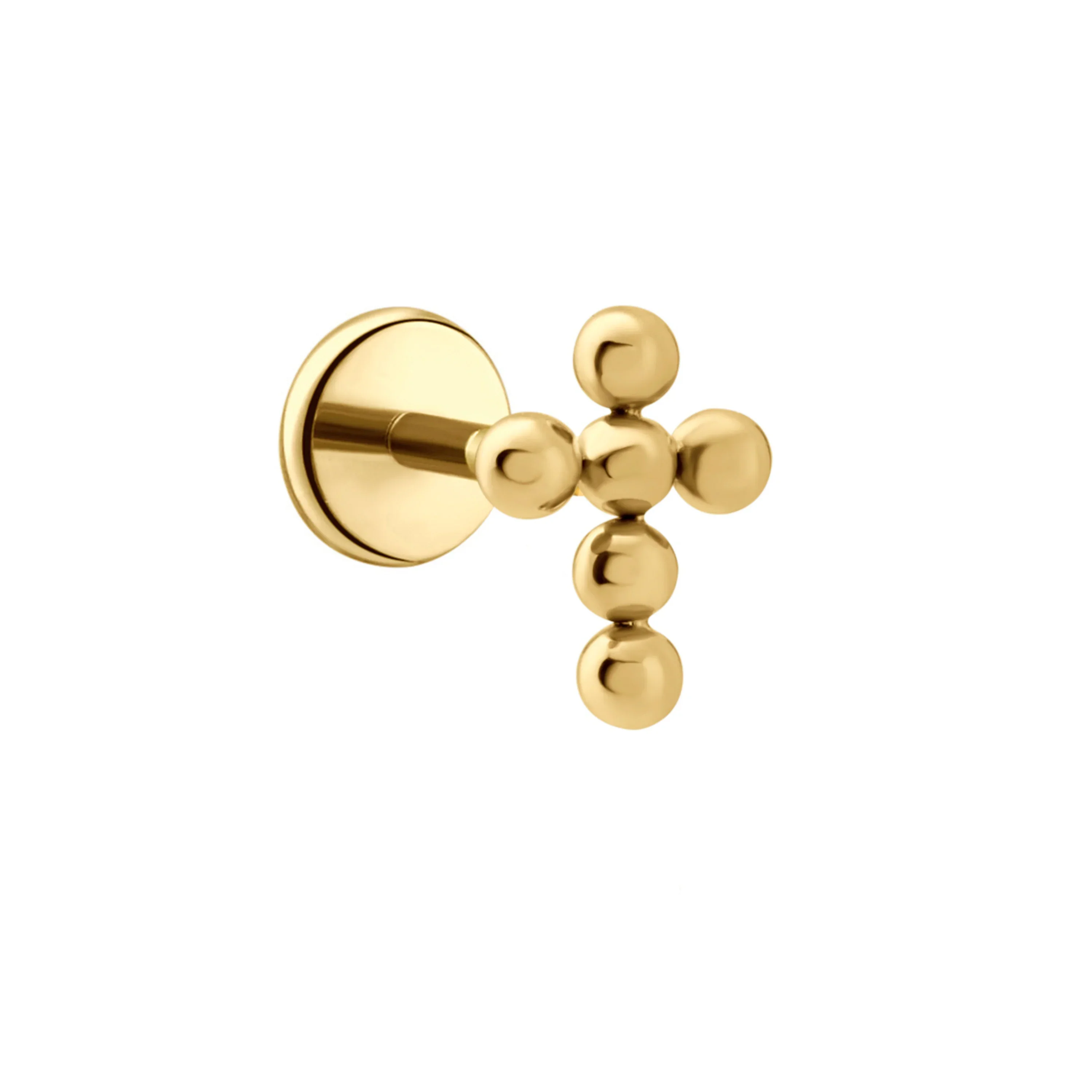 Bubble Cross Flat Back Stud - Image 9