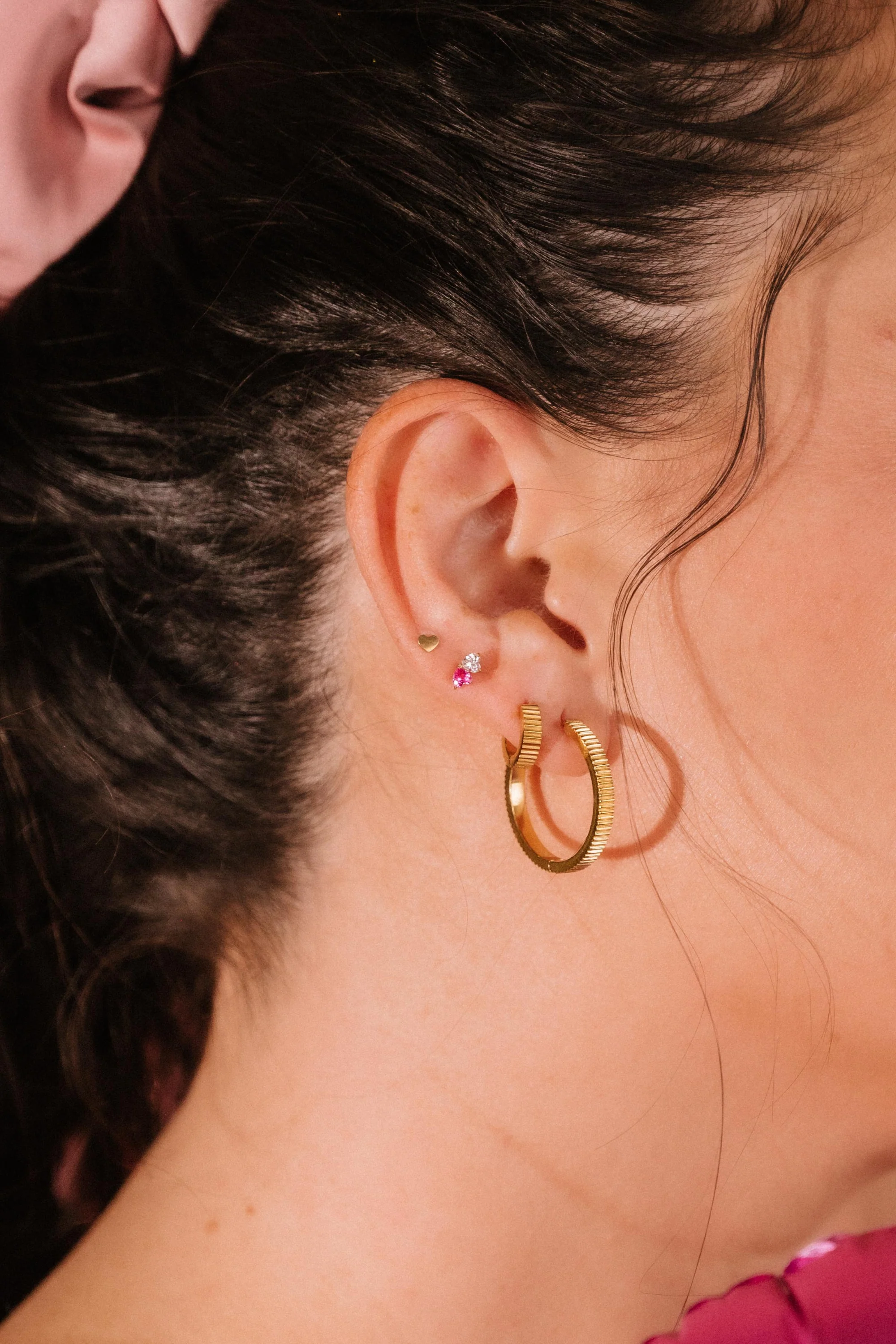 Heart Flat Back Stud - Image 6