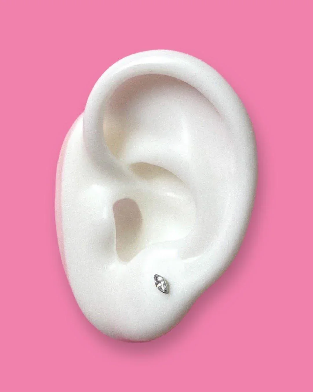 Marquise Flat Back Stud - Image 4