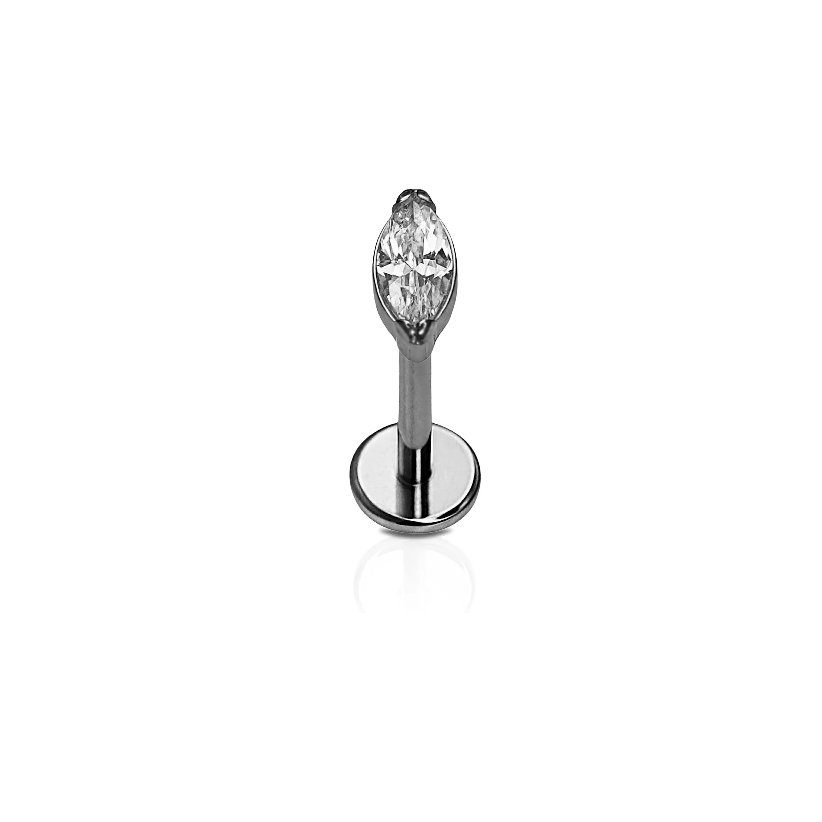 Marquise Flat Back Stud - Image 7