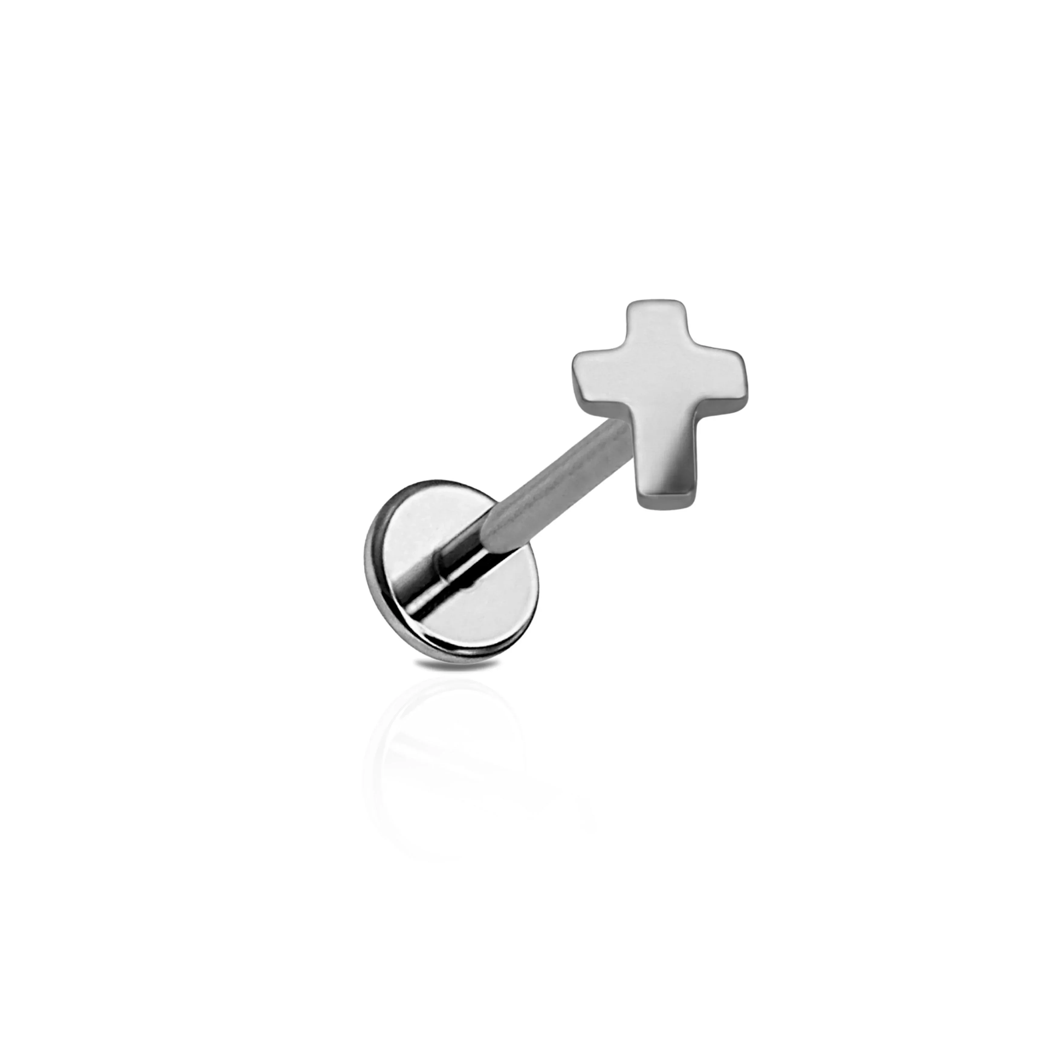 Mini Cross Flat Back Stud - Image 3