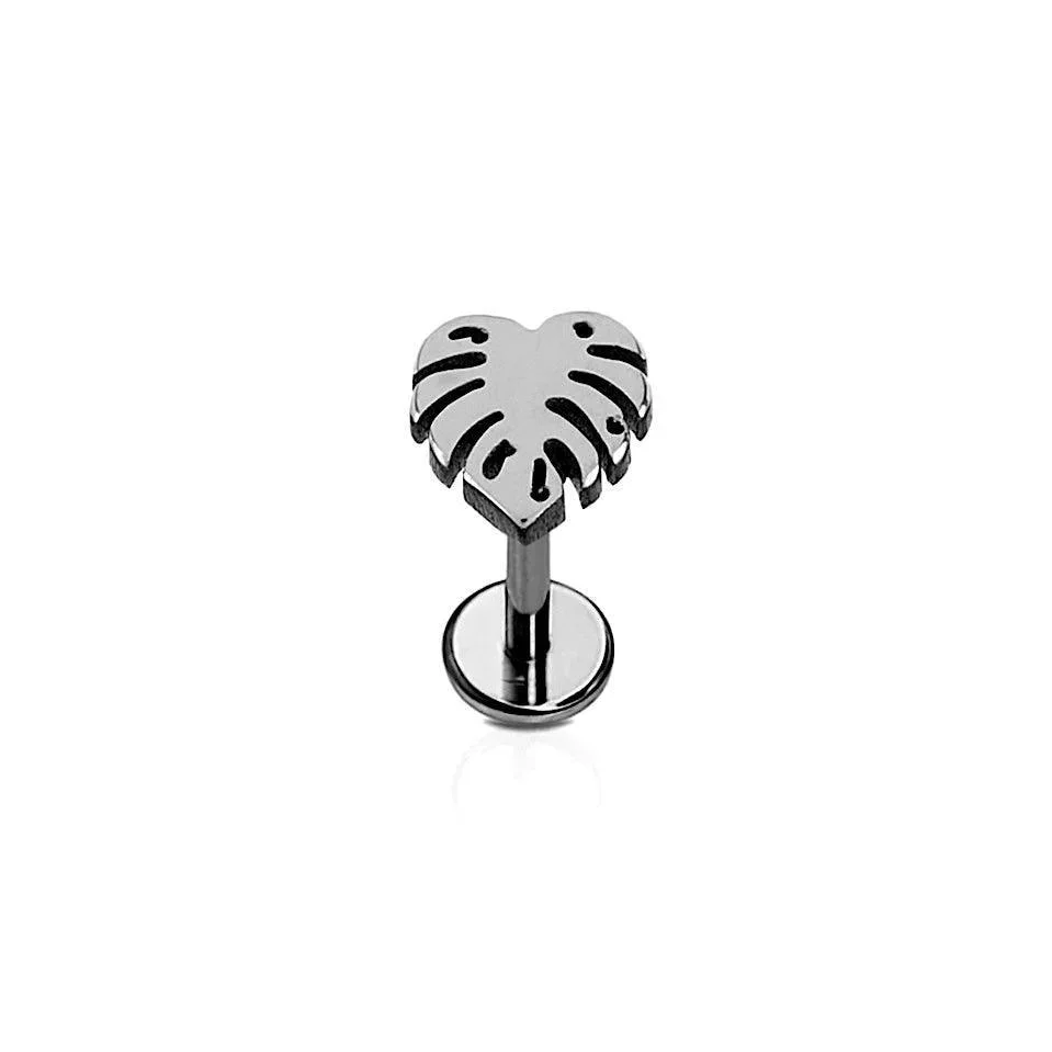 Monstera Leaf Flat Back Stud - Image 7