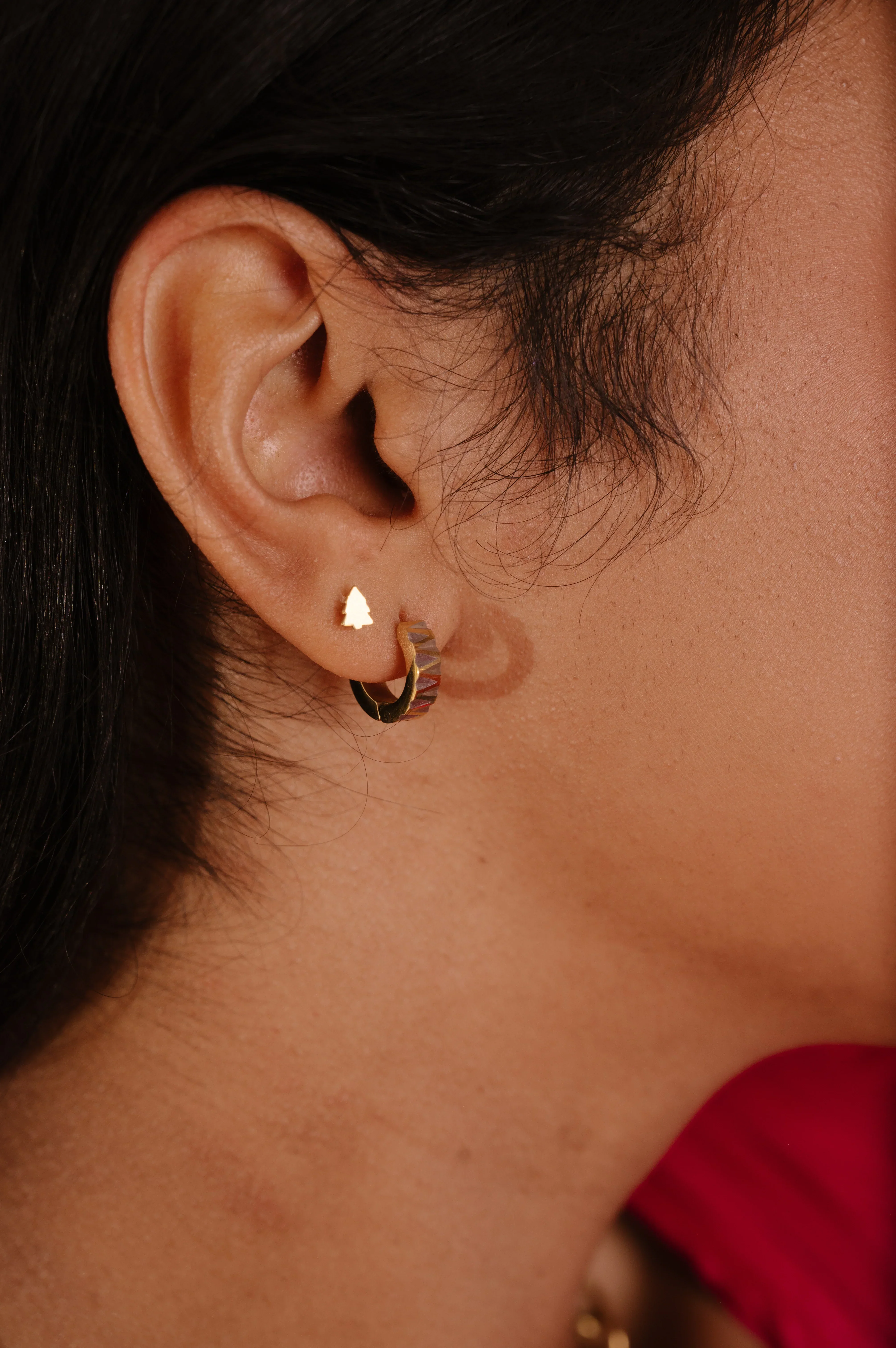 Pine Tree Flat Back Stud - Image 3