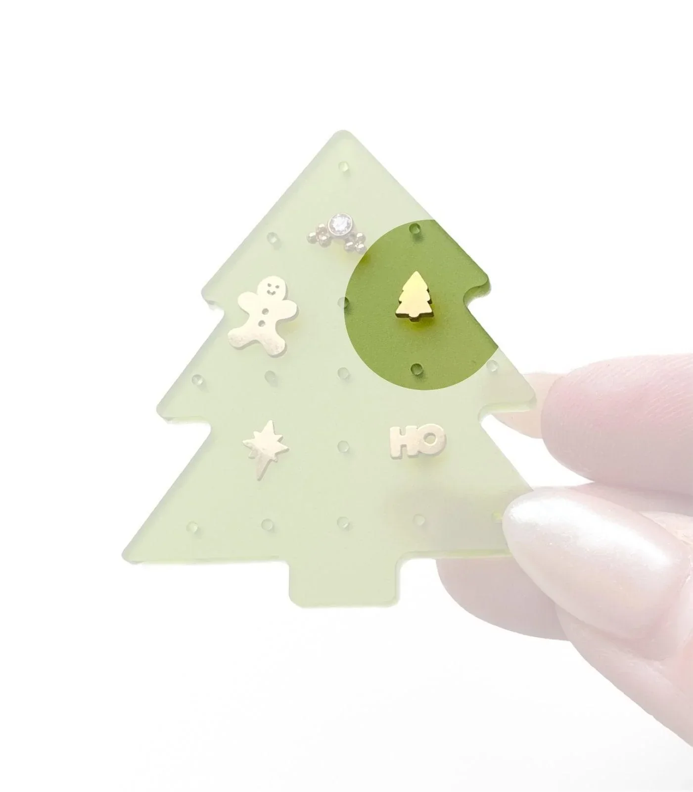 Pine Tree Flat Back Stud - Image 4