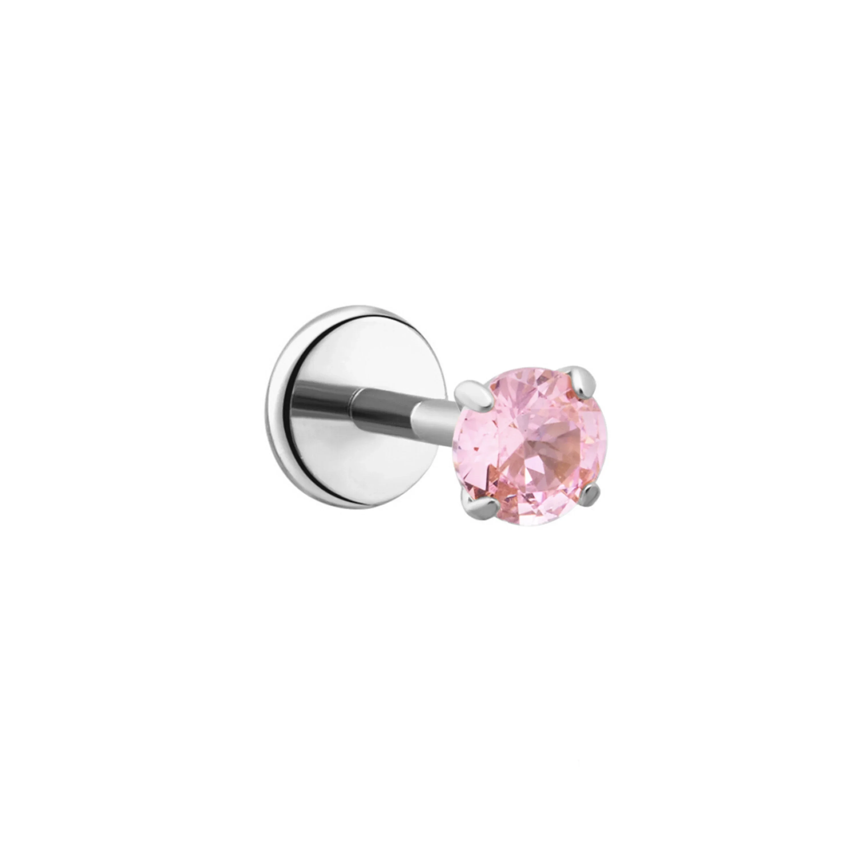 Light Pink Gem Flat Back Stud - Image 5