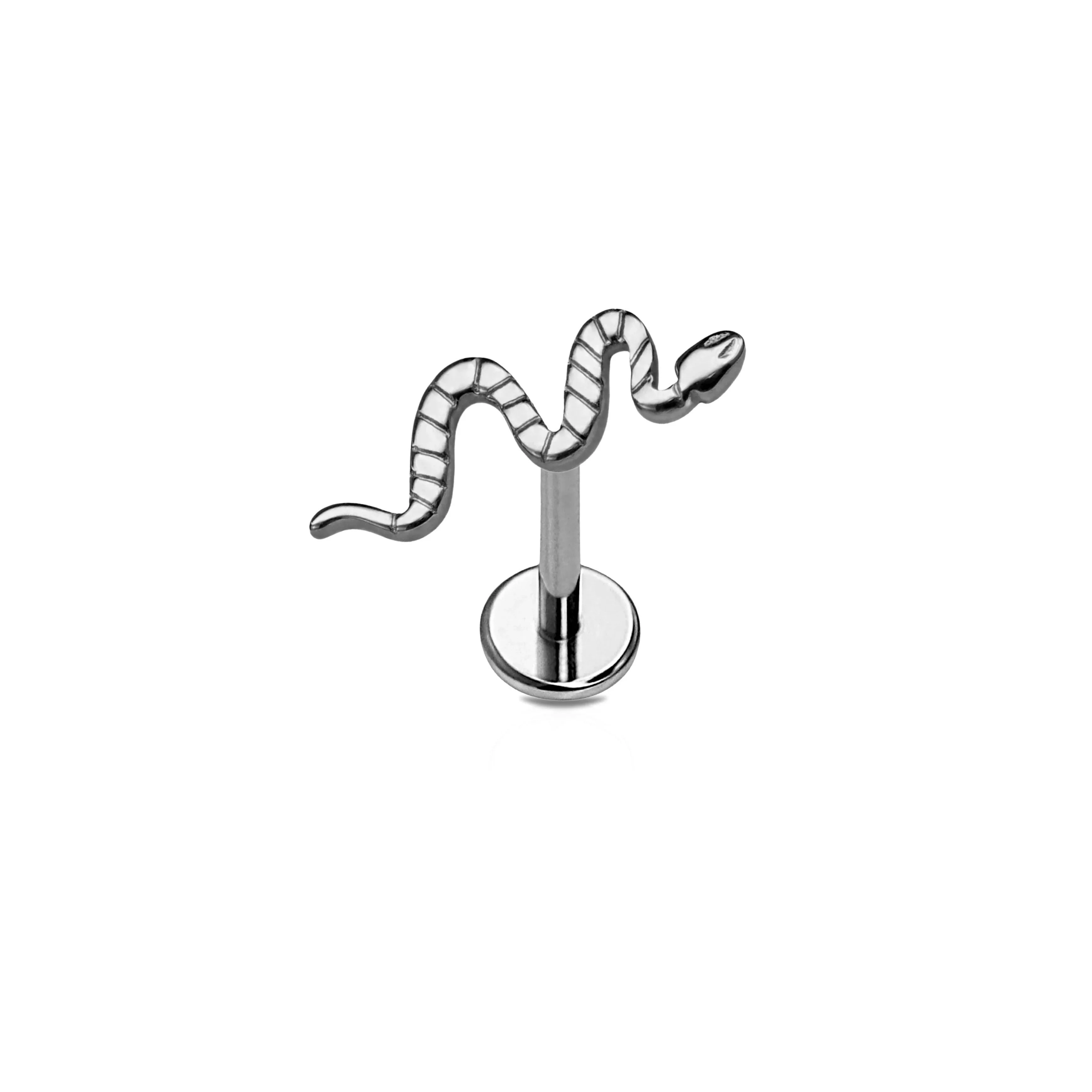 Snake Flat Back Stud - Image 8