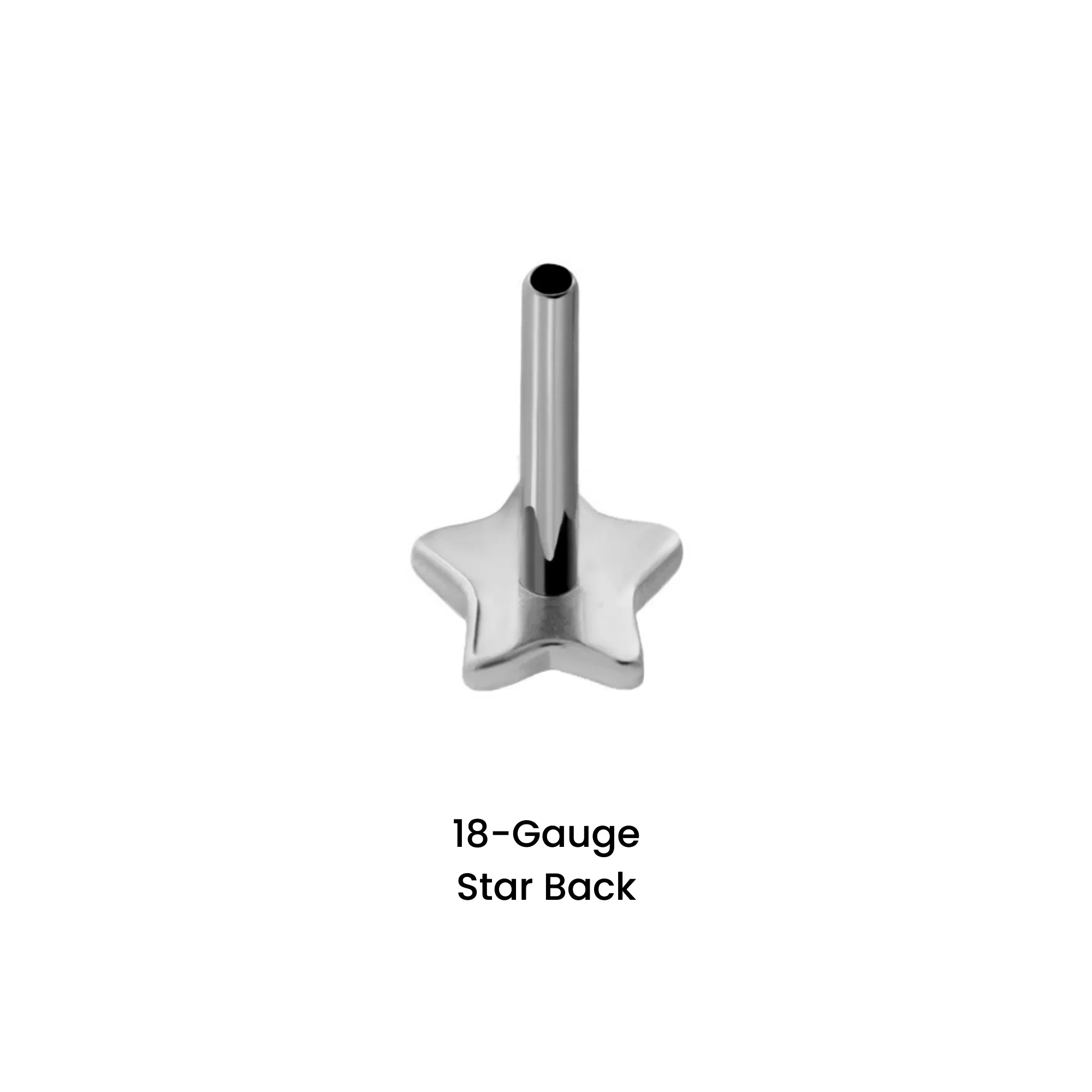 18 Gauge Special Shapes Flat Back Earring Back (Choose a Length) - Image 10