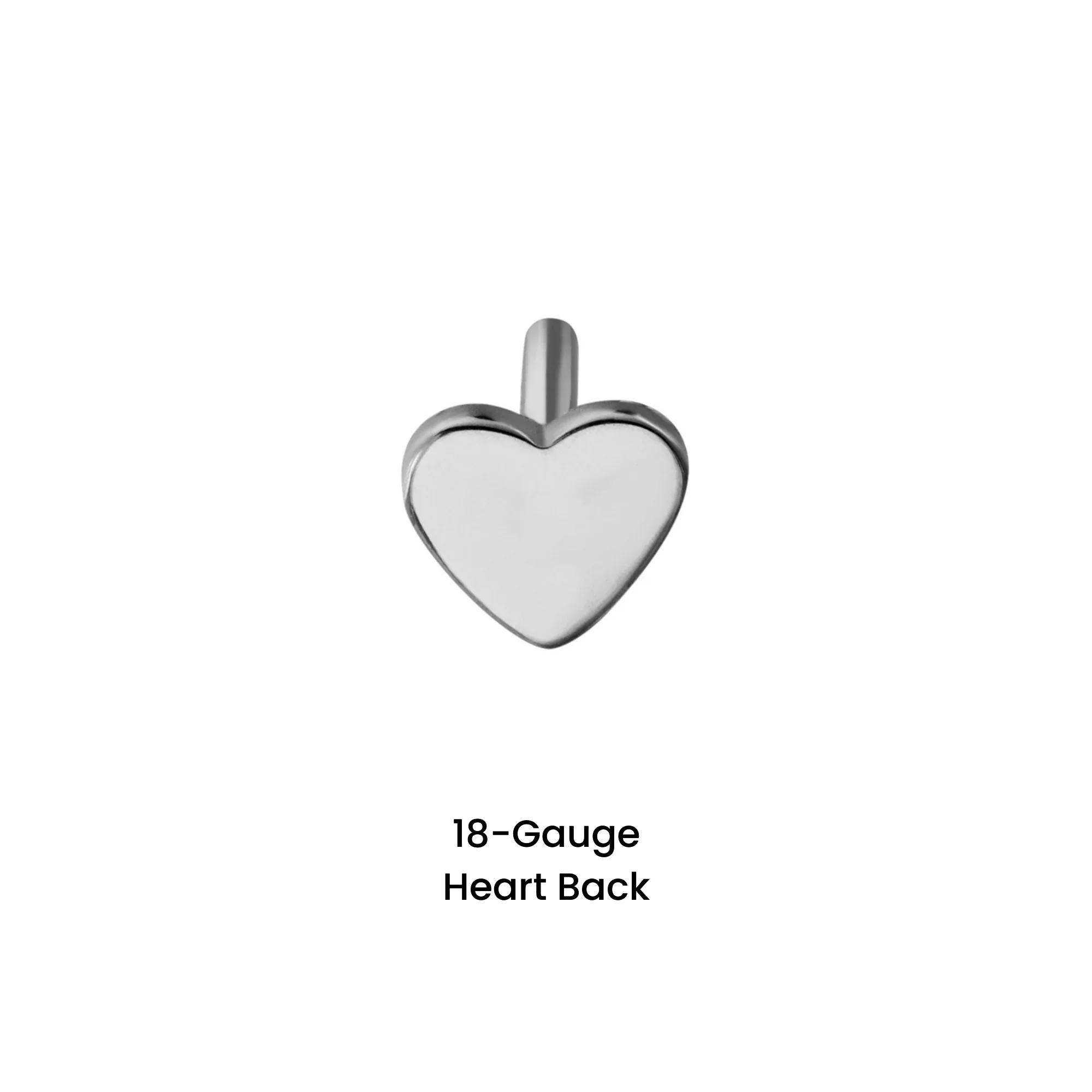 18 Gauge Special Shapes Flat Back Earring Back (Choose a Length) - Image 12