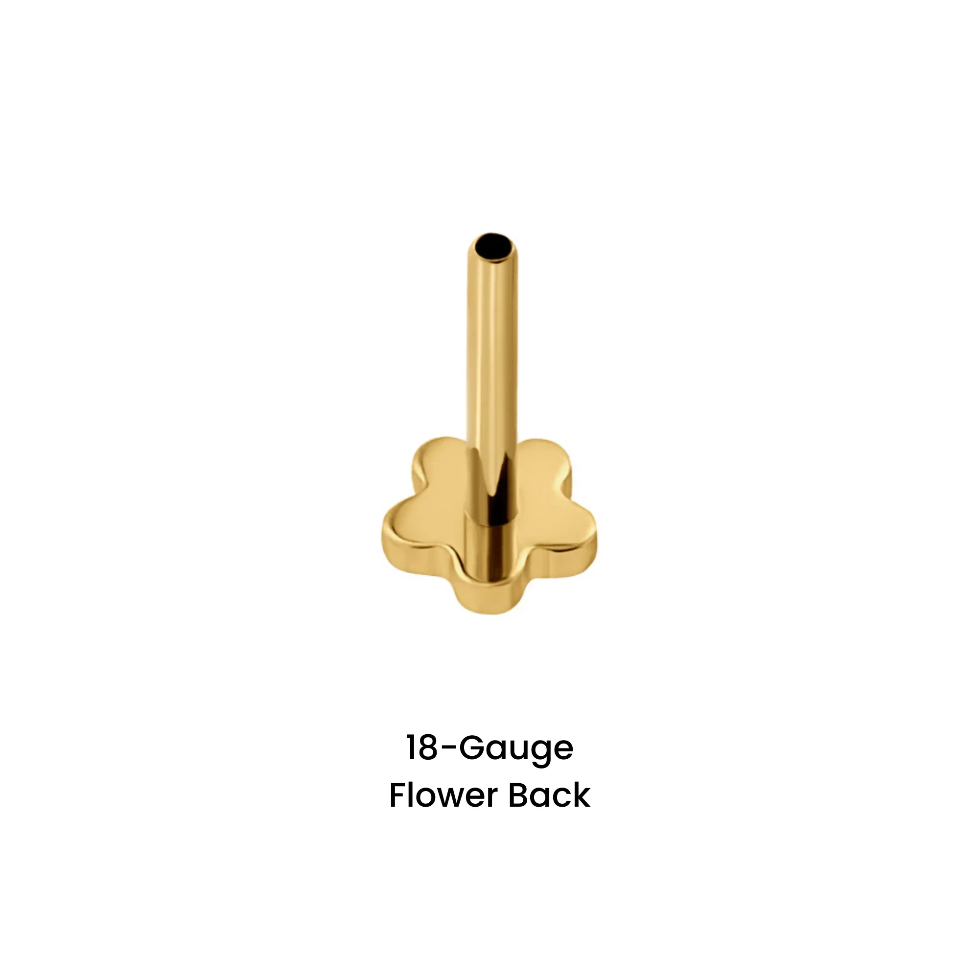 18 Gauge Special Shapes Flat Back Earring Back (Choose a Length) - Image 8