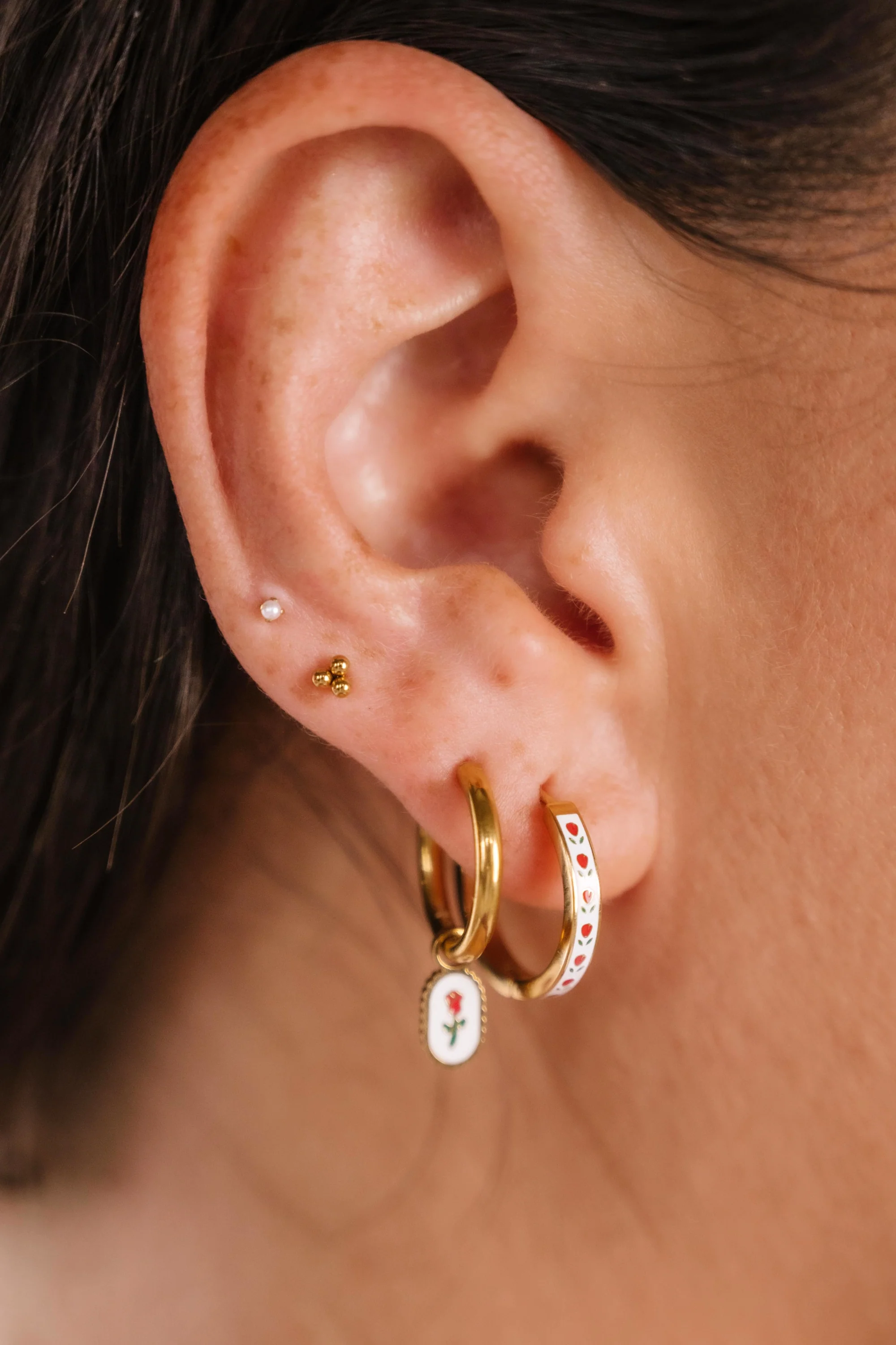 Tri-ball Flat Back Stud - Image 4